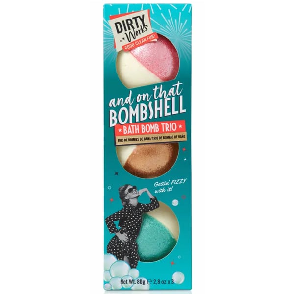 Dirty Works And On That Bombshell Bath Bomb Trio 3x80g