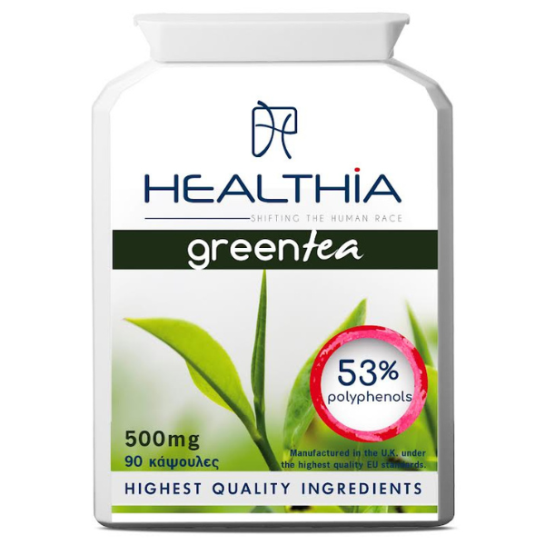 Healthia Green Tea 500mg 60 kapele