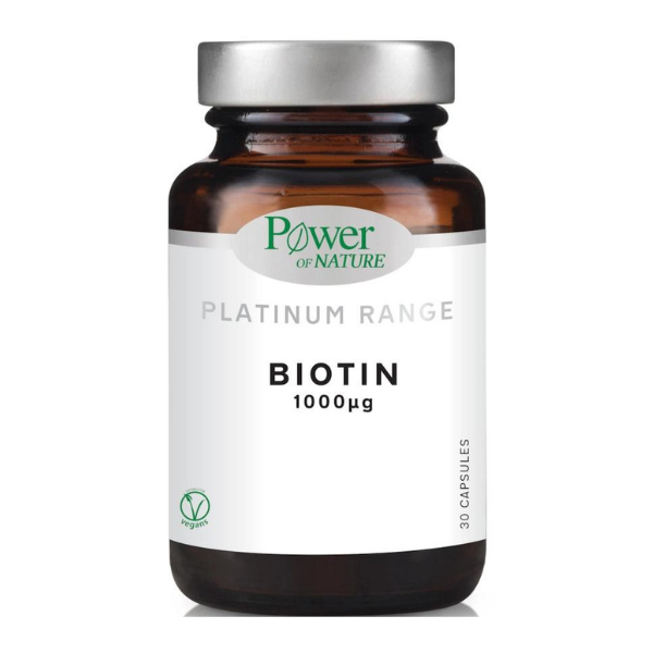 Power of Nature Platinum Range Biotin 1000 μg 30 kapsula