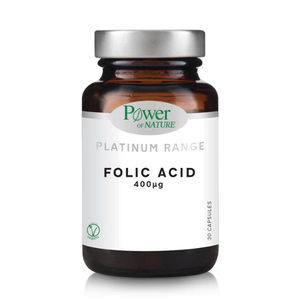 Power of Nature Platinum Range Folic Acid 400 μg 30 kapsula