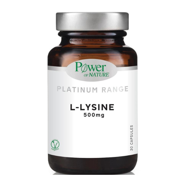 Power of Nature Platinum Range L-Lysine 500mg 30 kapsula