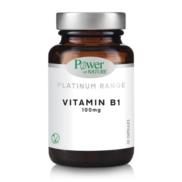 Power of Nature Platinum Range Vitamin B1 100mg 30 kapsula