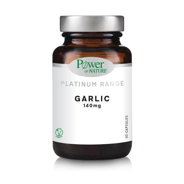 Power of Nature Platinum Range Garlic 140mg 30 kapsula