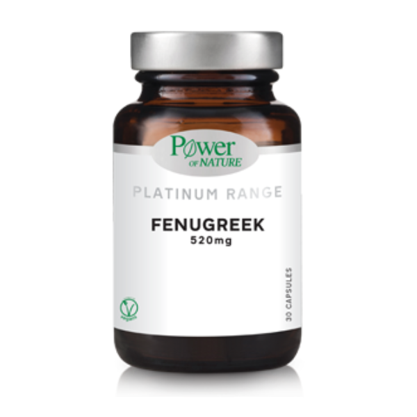 Power of Nature Platinum Range Fenugreek 520mg 30 kapsula