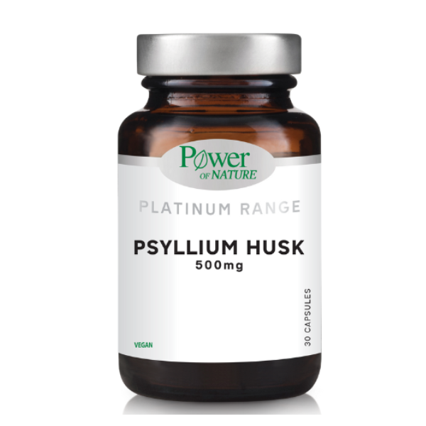 Power of Nature Platinum Range Psyllium Husk 500mg 30 kapsula