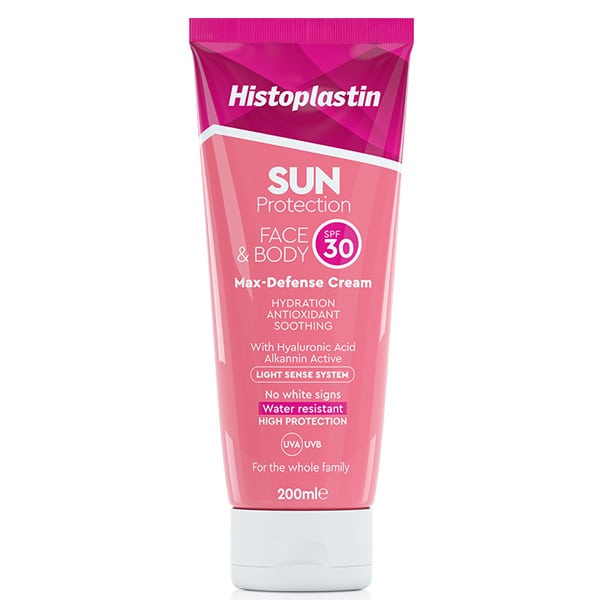 Histoplastin Sun Protection Face & Body Max Defense Cream SPF30 200 ml