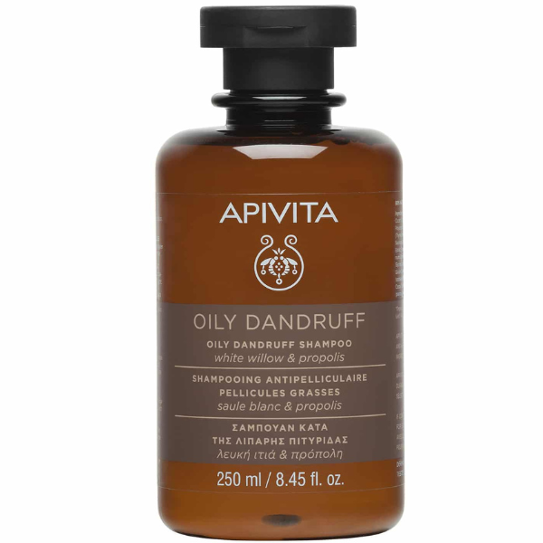 Apivita Oily Dandruff Shampoo with White Willow & Propolis 250 ml