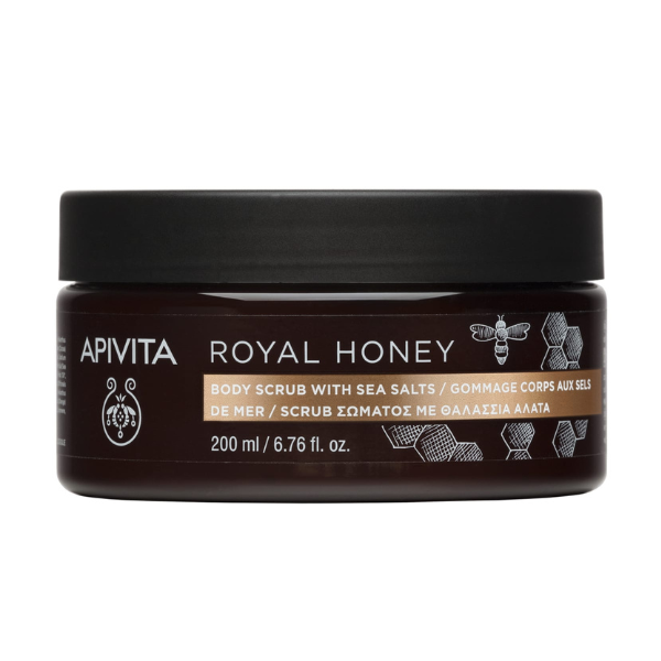 Apivita Royal Honey Body Scrub with Sea Salts 200 ml