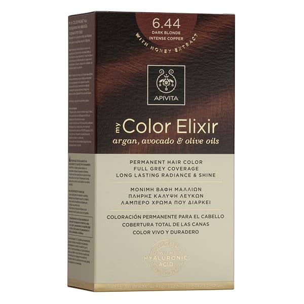Apivita My Color Elixir Permanent Hair Color No 6.44 Dark Blonde Intense Copper 1 copë