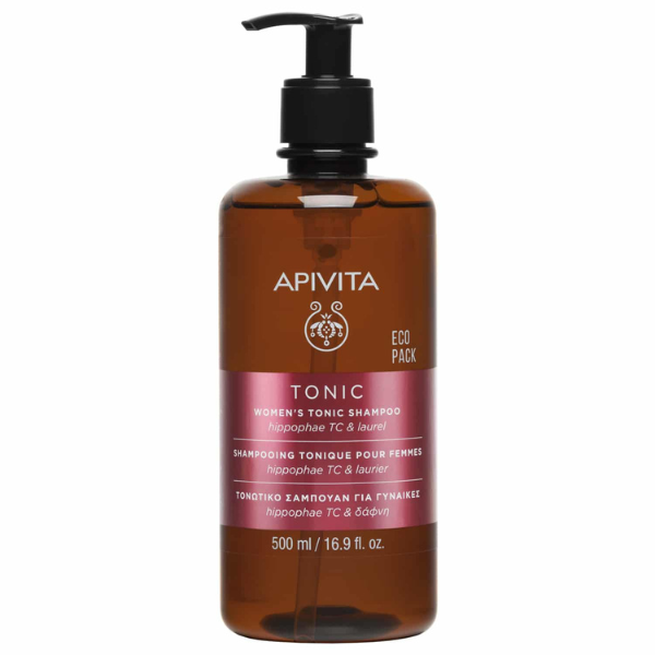 Apivita Eco Pack Women's Tonic Shampoo with Hippophae TC & Laurel 500 ml
