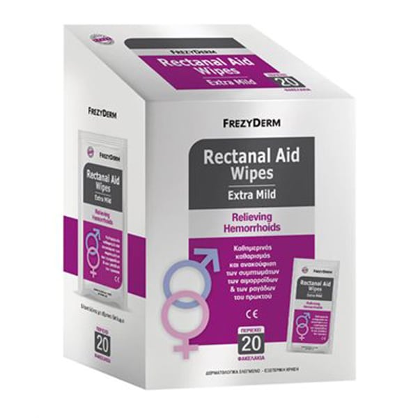 Frezyderm Rectanal Aid Wipes Extra Mild 20 copë