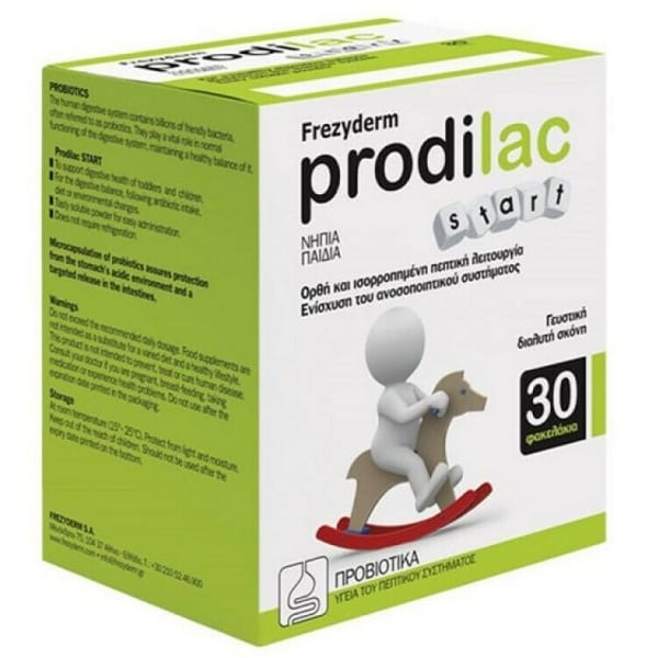 Frezyderm Prodilac Start Probiotics for Infants & Toddlers up to 2 Years 30 bustina