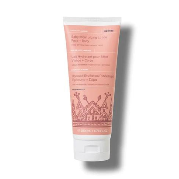 Korres Baby Moisturizing Lotion Face & Body with Coconut & Almond 200 ml