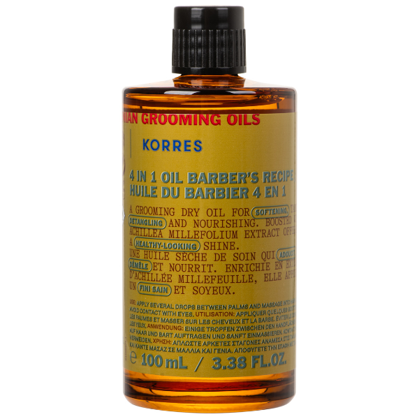 Korres Athenian Grooming 4in1 Oil Barber's Recipe 100 ml