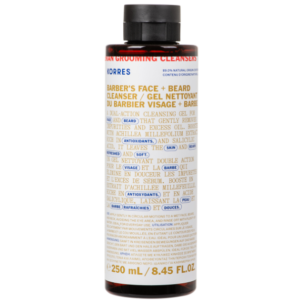 Korres Athenian Grooming Barber's Face & Beard Cleanser 250 ml