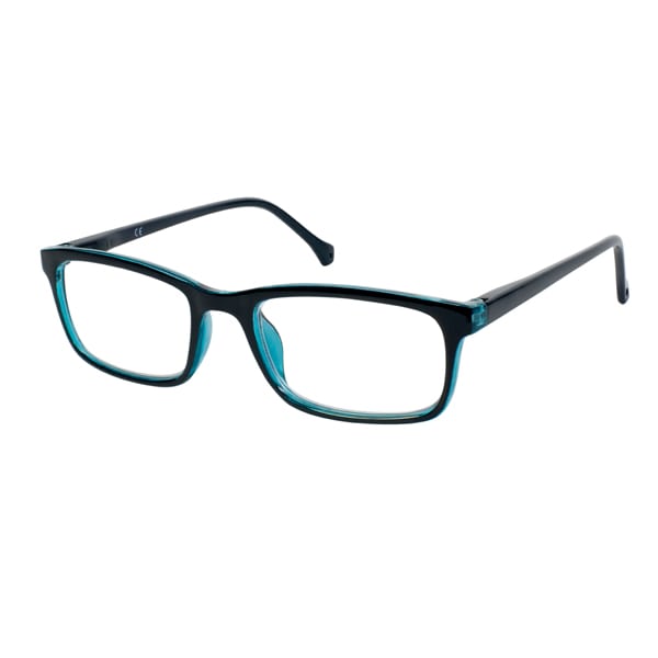 Eyelead E143 Men's Horn-Rimmed Reading Glasses Black-Blue 1 copë - E zezë - Blu