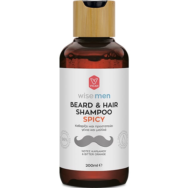 Vican Wise Men Beard & Hair Shampoo Spicy 200 ml