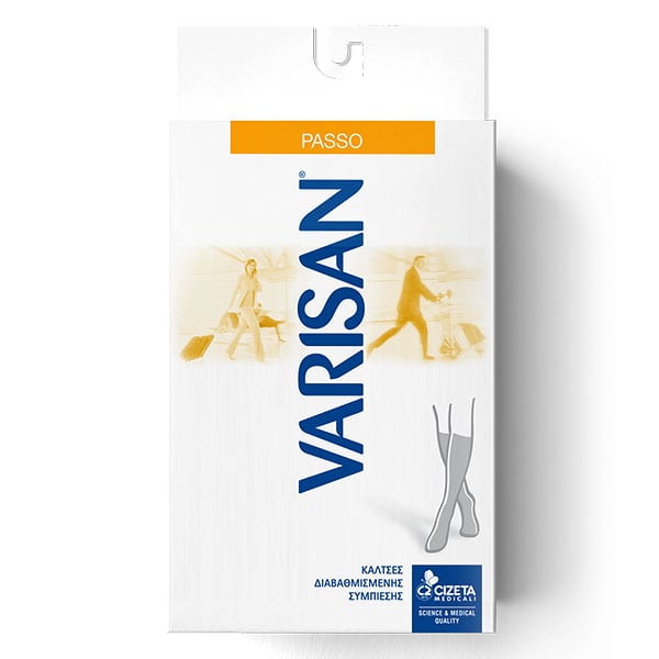 Varisan Passo Unisex Çorape nën gju me kompresim të graduar 18mmHg në ngjyrë Rosso 1 palë
