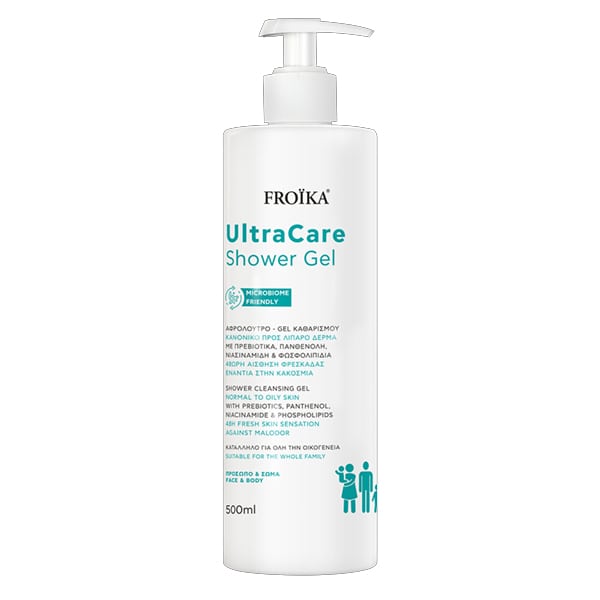 Froika UltraCare Shower Gel Face & Body for Normal to Oily Skin 500 ml