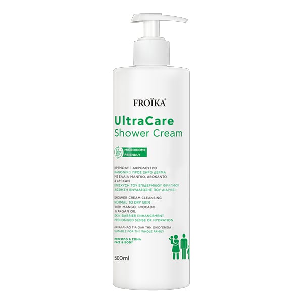 Froika UltraCare Shower Cream Face & Body for Normal to Dry Skin 500 ml