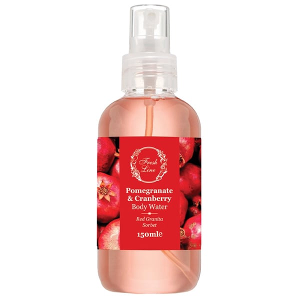 Fresh Line Pomegranate & Cranberry Body Water 150 ml