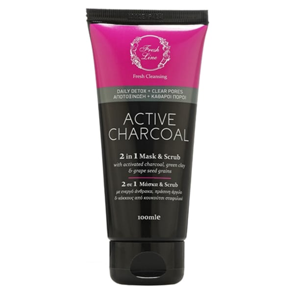 Fresh Line Active Charcoal 2in1 Mask & Scrub 100 ml