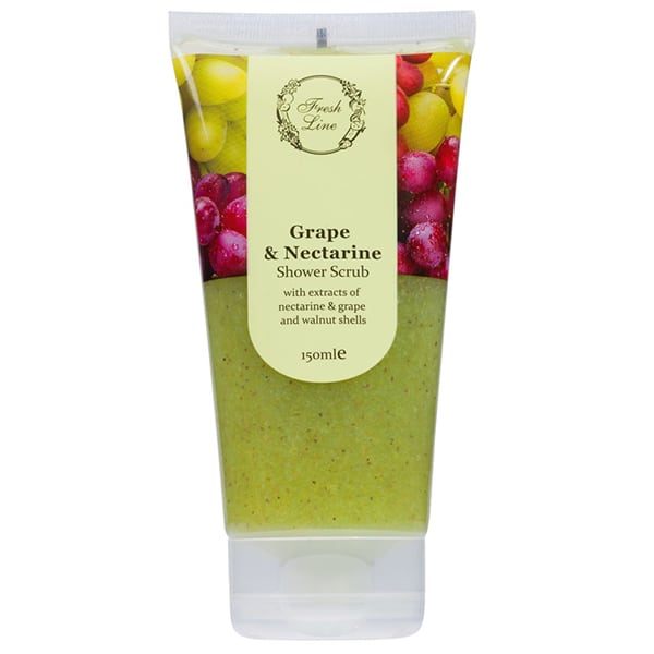 Fresh Line Grape & Nectarine Shower Scrub 150 ml