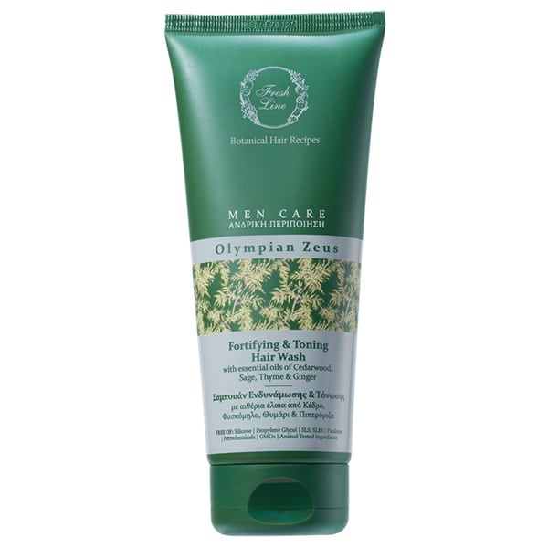 Fresh Line Olympian Zeus Men's Fortifying & Toning Shampoo 200 ml