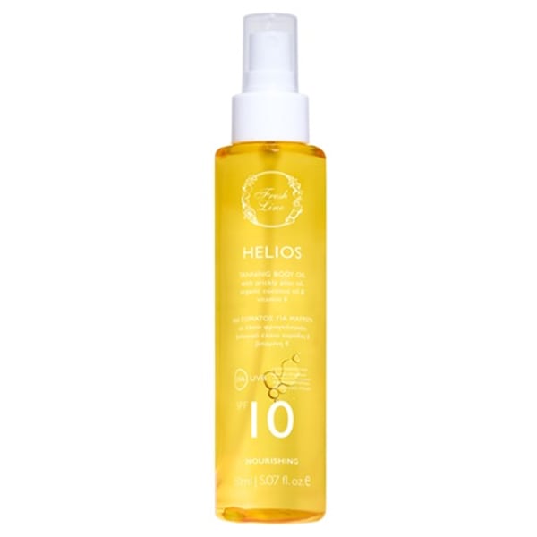 Fresh Line Helios Tanning Body Oil SPF10 150 ml