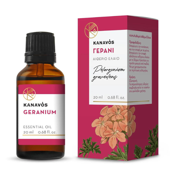 Kanavos Geranium Essential Oil 20 ml