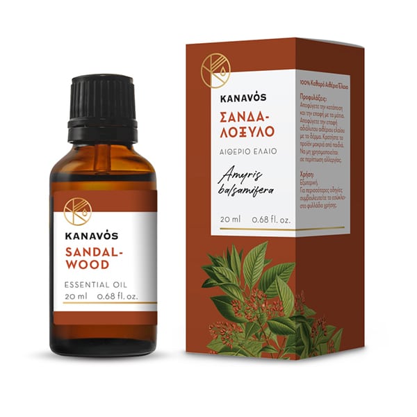 Kanavos Sandalwood Essential Oil 20 ml