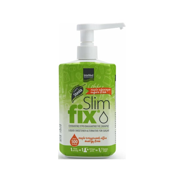 Intermed Slim Fix Liquid Stevia Sweetener 500gr