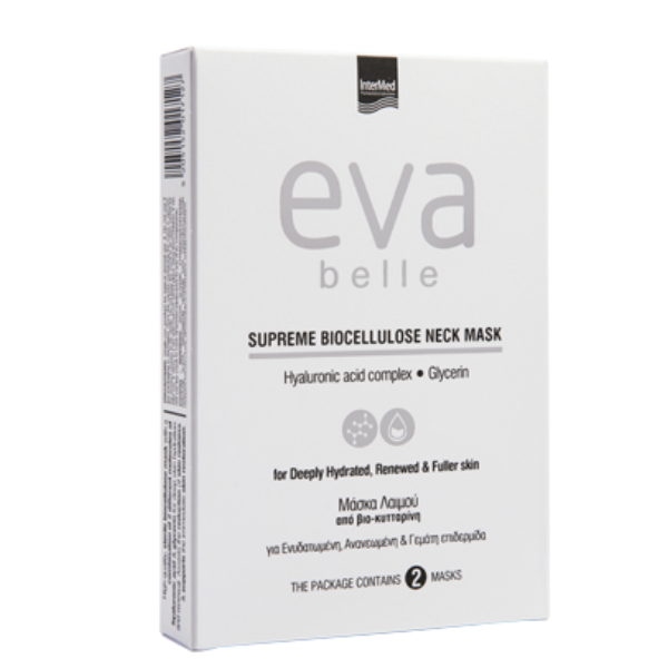 Intermed Eva Belle Supreme Biocellulose Neck Mask 2x15ml