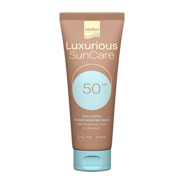 Intermed Luxurious Sun Care Silk Cover BB Cream SPF50 75ml - Bezhë Bronzi