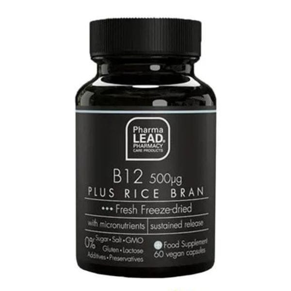 Pharmalead Black Range B12 500 μg Plus Rice Bran 60 kapsula vegjetariane