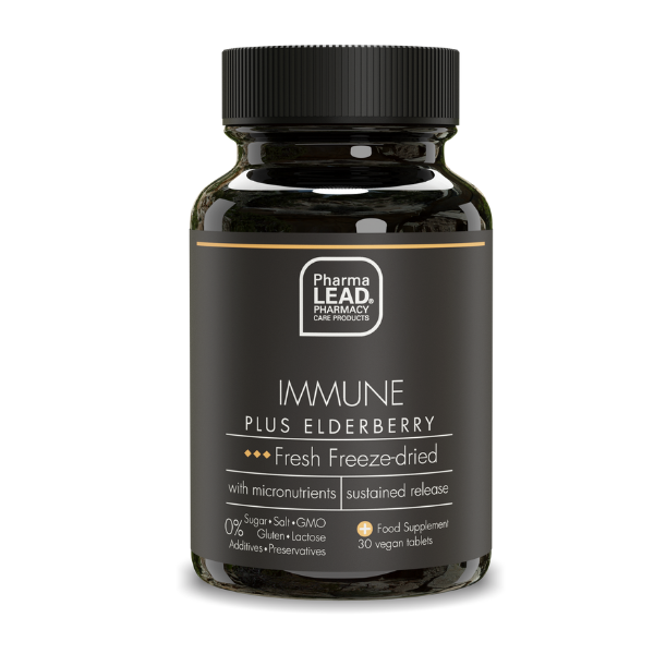 Pharmalead Black Range Immune Plus Elderberry 30 tableta vegjetariane