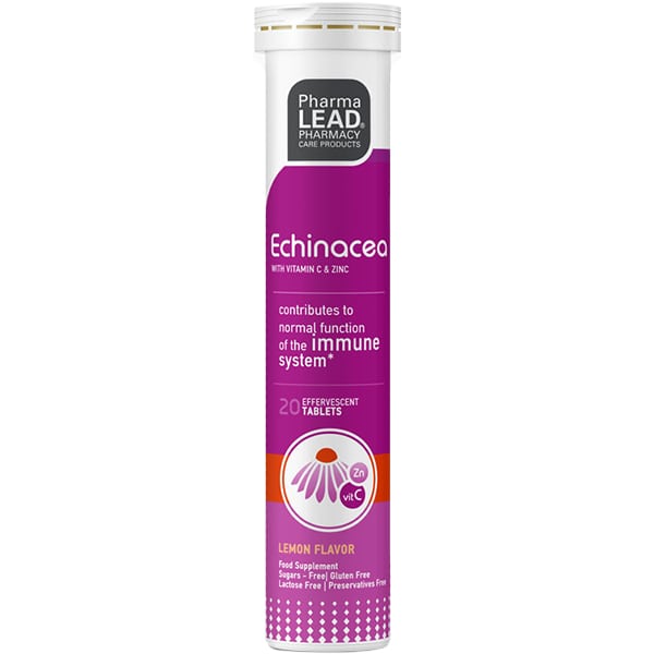 Pharmalead Echinacea with Vitamin C & Zinc 20 tableta efektive