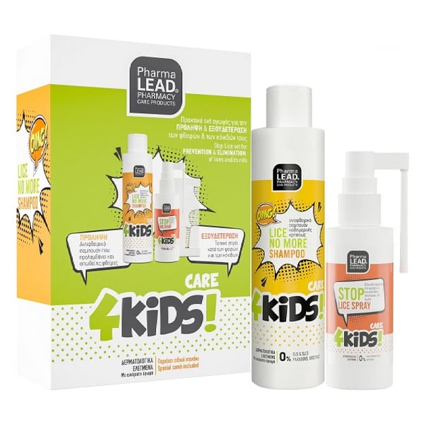 Pharmalead Lice No More Kids Anti-Lice Protection Set with Anti-Lice Shampoo, 125ml & Anti-Lice Spray, 50ml 1 set