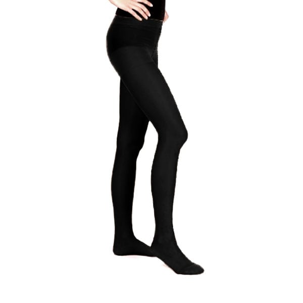 ADCO Graduated Compression Tights 40 Den (8 - 10 mmHg), for Tired Legs, Varicose Veins, Phlebitis (07700) 1 copë - E zezë