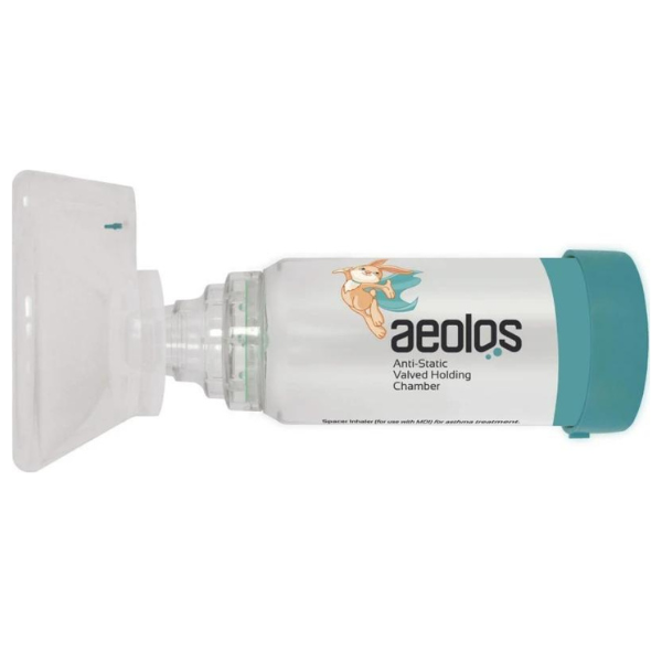 Aeolos Anti-Static Valved Holding Chamber Infants 0-18m 1 copë