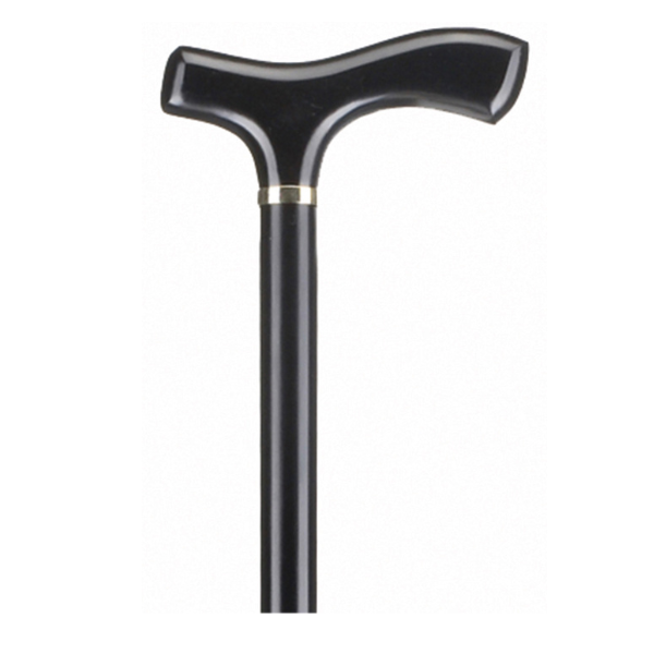 Alfacare Cane Black with Straight Handle AC–834 1 copë