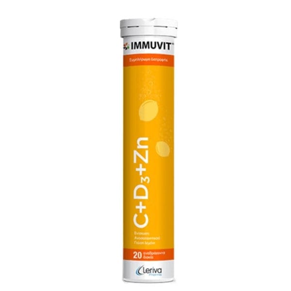 Leriva Pharma Immuvit C+D3+Zn 20 kapsula efektive
