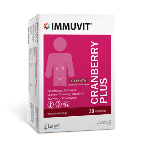Leriva Pharma Immuvit Cranberry Plus 30 kapsula