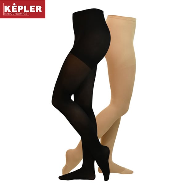 Powerpharm Kepler Graduated Compression Orthopedic Tights (40DEN | Class 1, 8-11mmHg) 1 copë - 002 E zezë