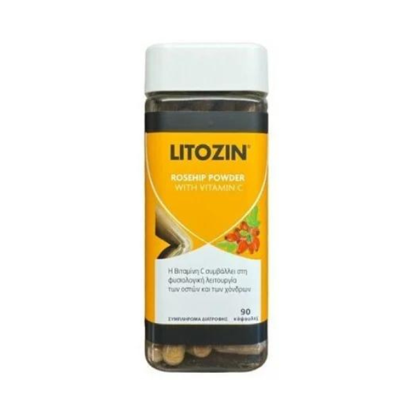 Litozin Rosehip Powder with Vitamin C 90 ndeshje