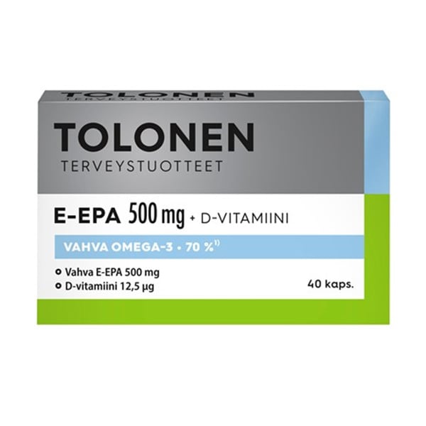 Tri Tolonen E-EPA 500mg & D-Vitamin 40kapsula