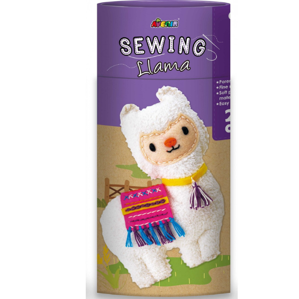 Avenir Sewing Doll Llama Kukull Llama për Fëmijë copë