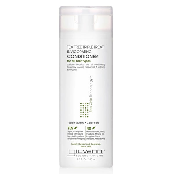 Giovanni Tea Tree Triple Treat Conditioner for Reconstruction & Nourishment 250 ml