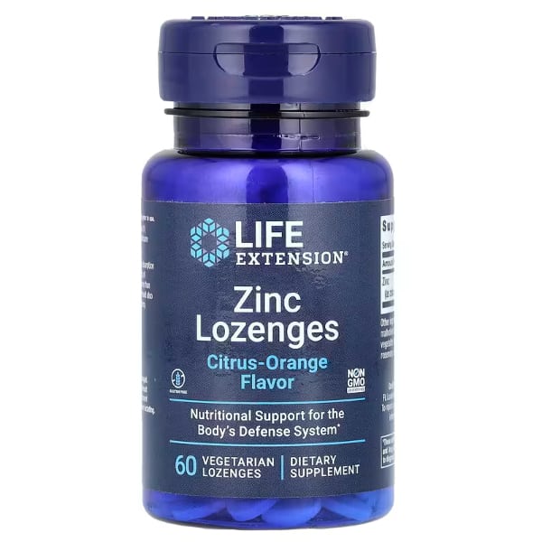 Life Extension Zinc Lozenges 60 tableta për thithje