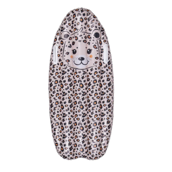 Swim Essentials Inflatable Surfboard Beige Leopard 6y+ 1 copë - Leopard Beige